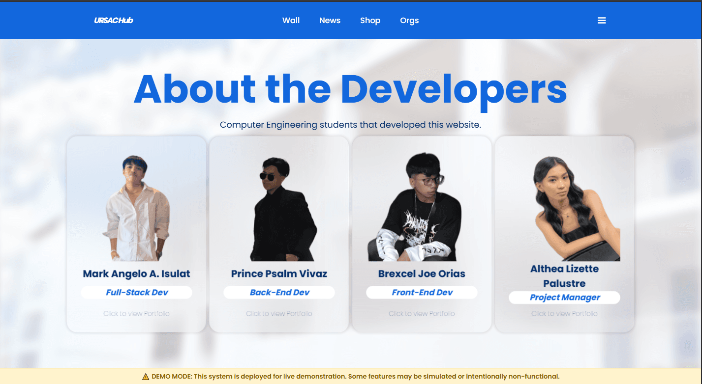UrsacHub about the developers